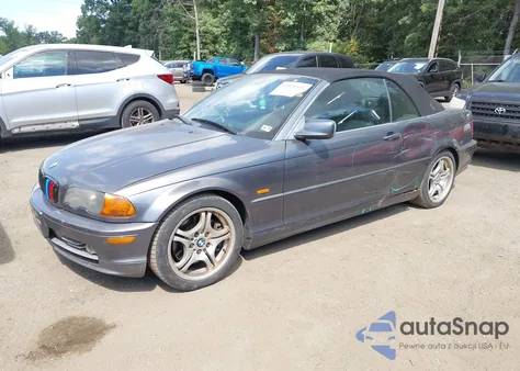 2001 BMW 330Ci z USA, uszkodzony, nr VIN WBABS53431JU81062
